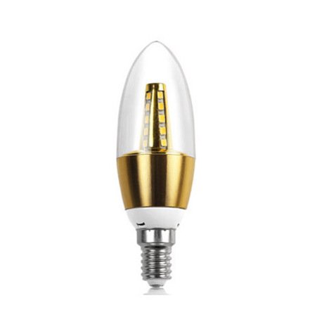 Прозрачная лампочка LED E14 с позолотой Глянцевое золото в Рязани | Loft Concept 