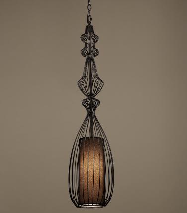 Подвесной светильник Wire Dream Pendant 1 Черный в Рязани | Loft Concept 