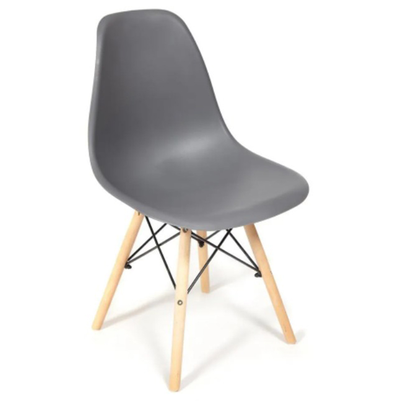 Стул DSW grey Серый Древесина Стул DSW grey Серый Древесина в Рязани | Loft Concept