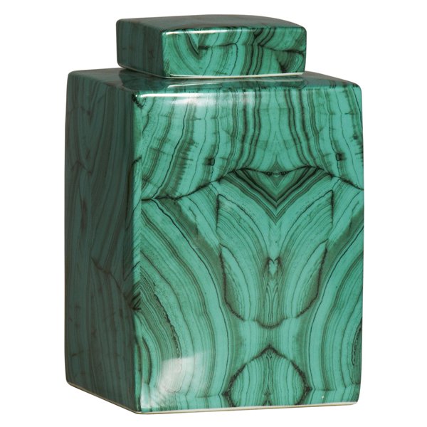 Декоративный сосуд MALACHITE Малахит Декоративный сосуд MALACHITE Малахит в Рязани | Loft Concept