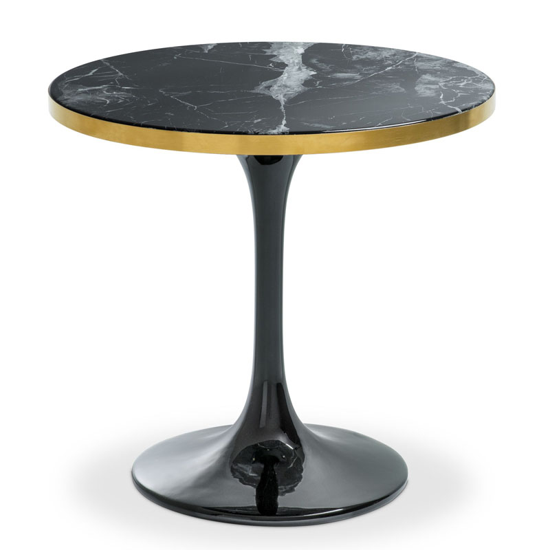 Приставной стол Eichholtz SIDE TABLE PARME Черный Мрамор Nero Приставной стол Eichholtz SIDE TABLE PARME Черный Мрамор Nero в Рязани | Loft Concept