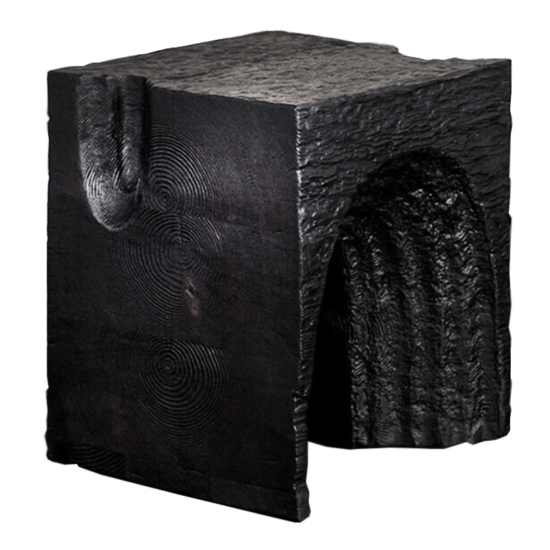 Приставной стол Kelly Wearstler Черный Echo Stool Черный Приставной стол Kelly Wearstler Черный Echo Stool Черный в Рязани | Loft Concept