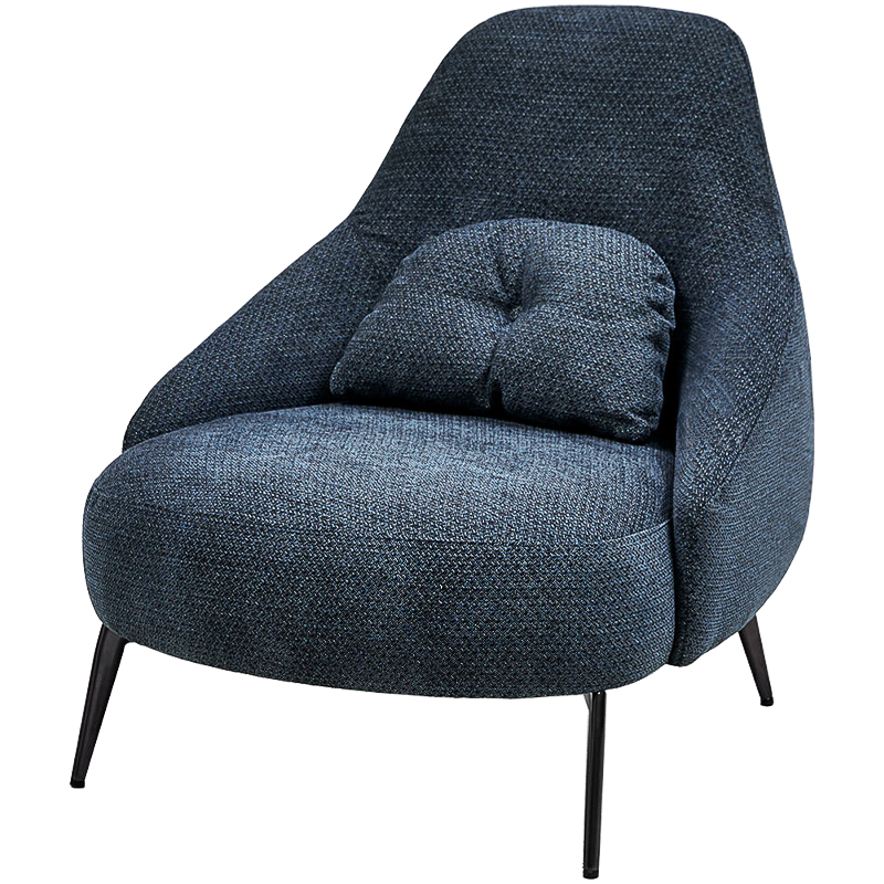 Кресло Lorits Chair Черный Темно-синий Кресло Lorits Chair Черный Темно-синий в Рязани | Loft Concept