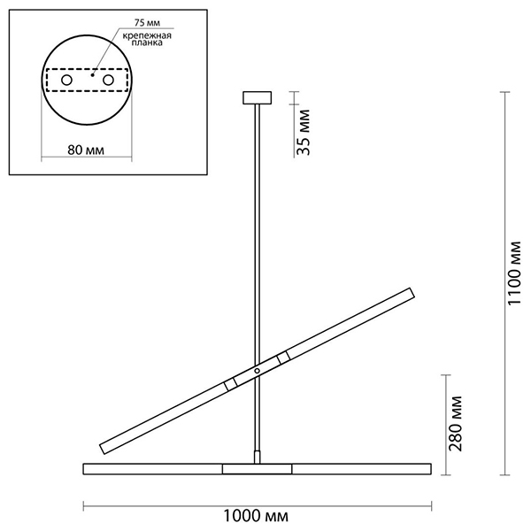 Светильник Gold Delta Light 4 lamp Светильник Gold Delta Light 4 lamp в Рязани