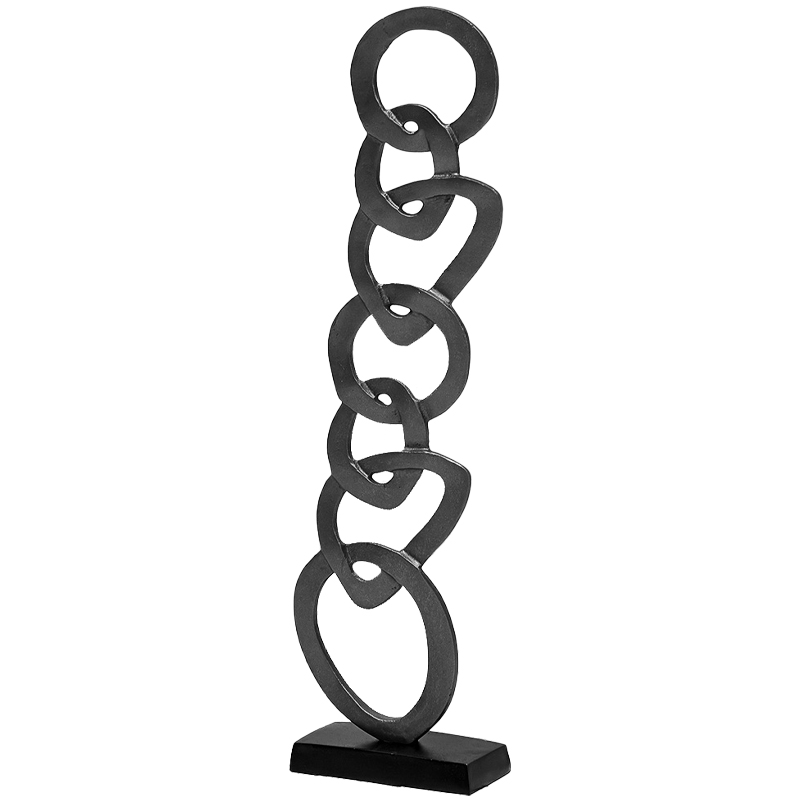 Статуэтка Anillos Statuette Black Черный Статуэтка Anillos Statuette Black Черный в Рязани | Loft Concept