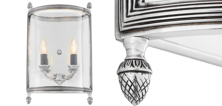 Бра Wall Lamp Lennon M Silver - Loft-Concept в Рязани