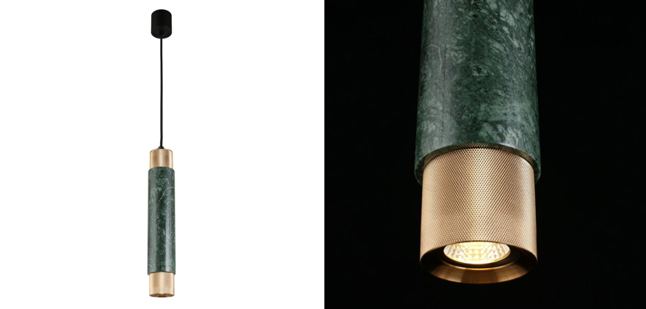 Подвесной светильник Cocktail Tube Изумрудный Подвесной светильник Cocktail Tube Изумрудный - Loft-Concept в Рязани