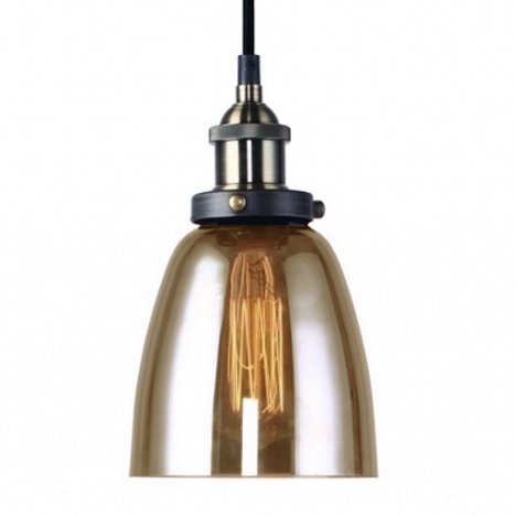 Подвесной светильник Smoke Glass Cloche Pendant Подвесной светильник Smoke Glass Cloche Pendant в Рязани | Loft Concept