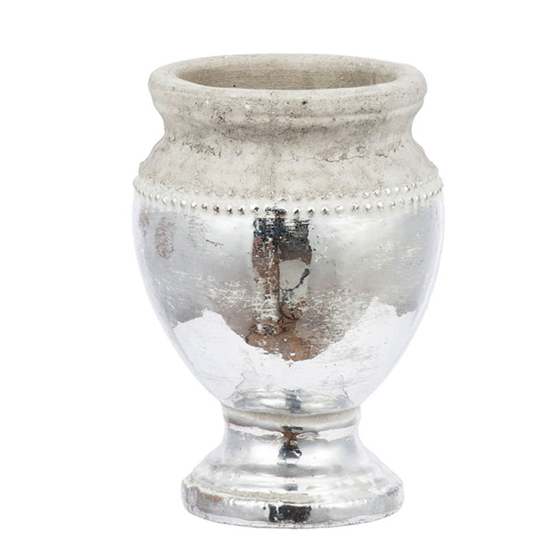 Ваза Vase Argenta Cup silver 23 Серебряный Ваза Vase Argenta Cup silver 23 Серебряный в Рязани | Loft Concept