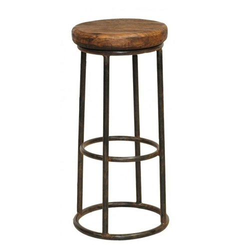 Барный стул Industrial Rust London Bar Stool Коричневый в Рязани | Loft Concept 
