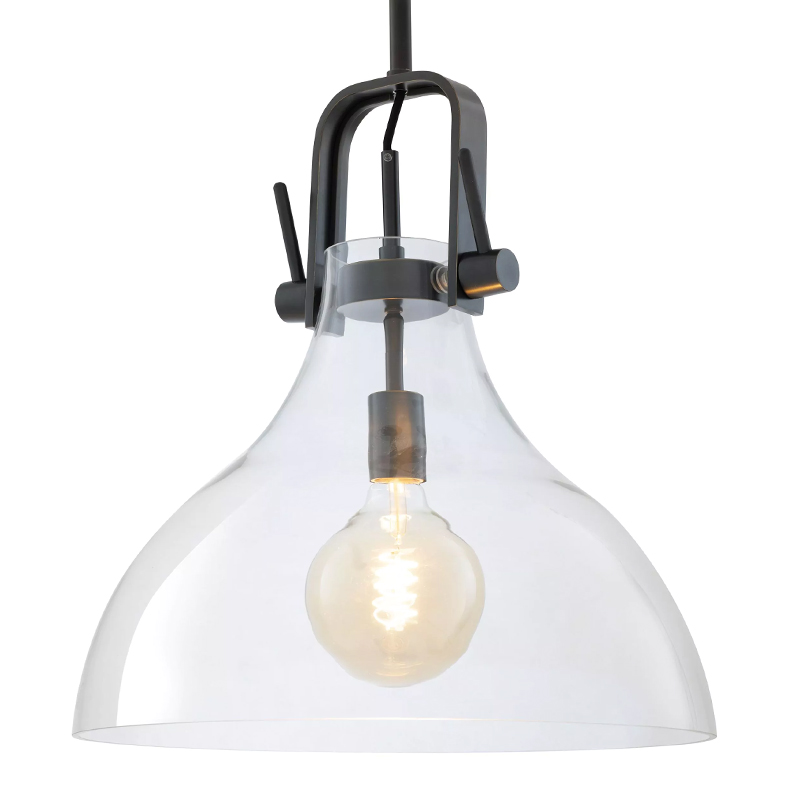 Подвесной светильник Eichholtz Lamp Connery Bronze Темная бронза Прозрачное Стекло Подвесной светильник Eichholtz Lamp Connery Bronze Темная бронза Прозрачное Стекло в Рязани | Loft Concept