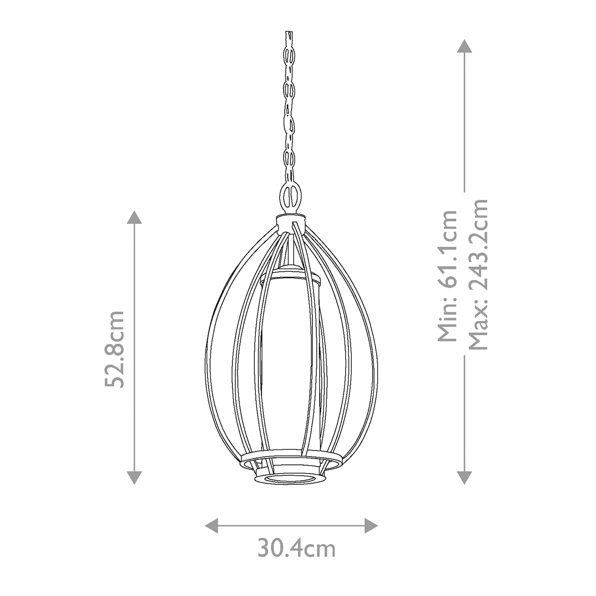 Подвесной светильник овальной формы с цилиндрическим плафоном в цвете сусальное серебро Kichler в Рязани