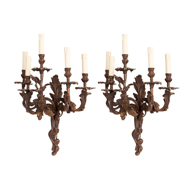 Комплект из 2-х бра Eichholtz Wall Lamp Pompadour Медь Комплект из 2-х бра Eichholtz Wall Lamp Pompadour Медь в Рязани | Loft Concept