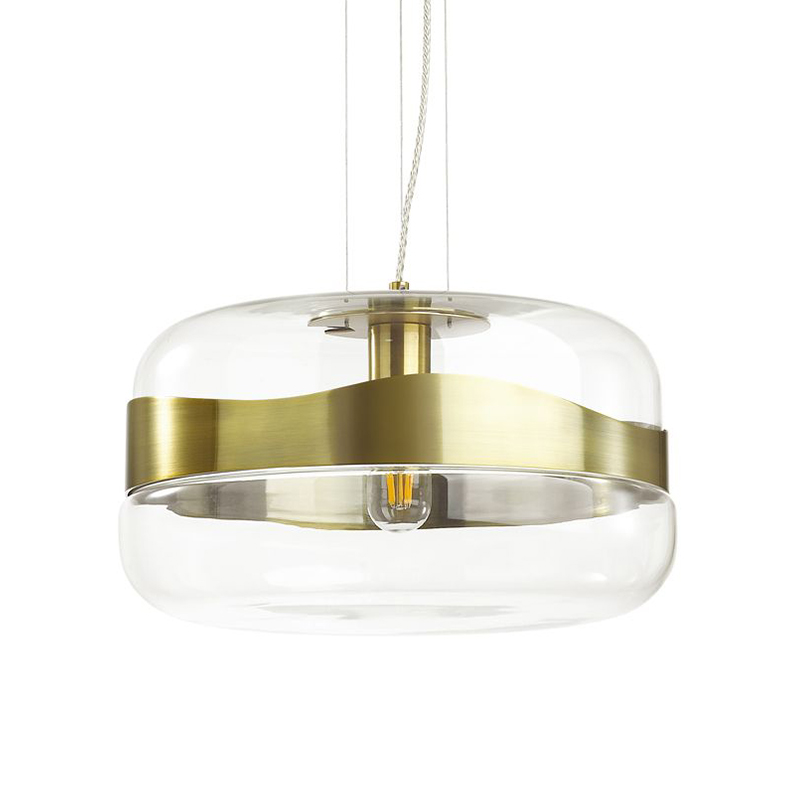 Люстра Igon Gold Lamp Золотой Прозрачный Люстра Igon Gold Lamp Золотой Прозрачный в Рязани | Loft Concept