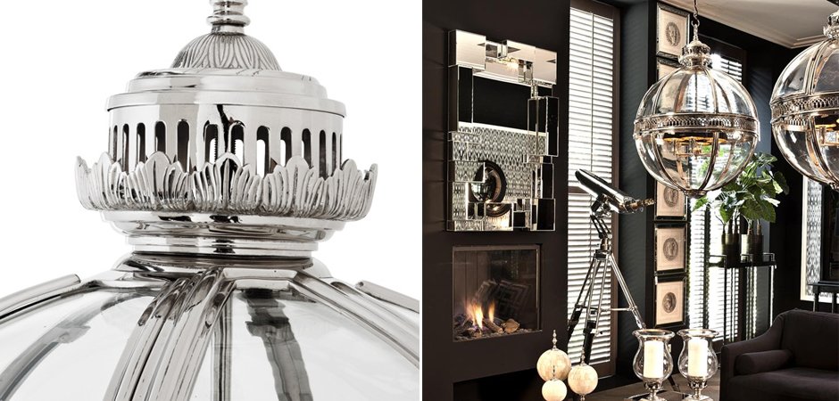 Люстра Lantern Residential Nickel L - Loft-Concept в Рязани