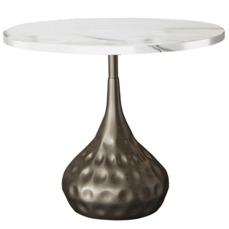 Приставной стол Cluster Surface Bronze Side Table Античная Бронза Белый Приставной стол Cluster Surface Bronze Side Table Античная Бронза Белый в Рязани | Loft Concept