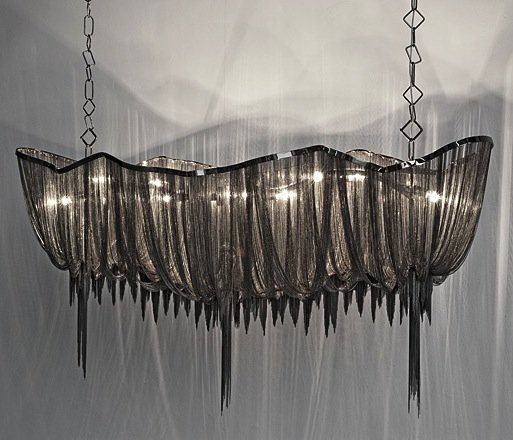 Люстра Atlantis Aluminium Chain Chandelier Люстра Atlantis Aluminium Chain Chandelier в Рязани | Loft Concept