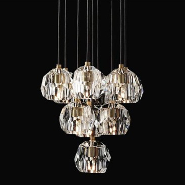 Люстра Boule De Cristal Round Cluster Chandelier 10 Латунь Люстра Boule De Cristal Round Cluster Chandelier 10 Латунь в Рязани | Loft Concept