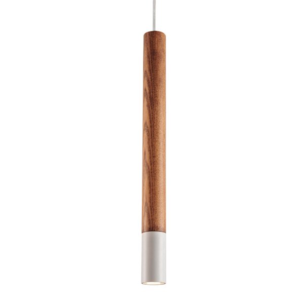 Подвесной светильник Trumpet Wood Pendant Lamp Коричневый Подвесной светильник Trumpet Wood Pendant Lamp Коричневый в Рязани | Loft Concept