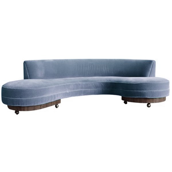 Early Vladimir Kagan Sofa Сизый Early Vladimir Kagan Sofa Сизый в Рязани | Loft Concept