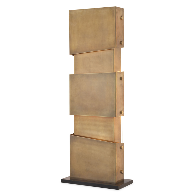Настольная лампа Eichholtz Table Lamp Shadow Винтажная латунь Настольная лампа Eichholtz Table Lamp Shadow Винтажная латунь в Рязани | Loft Concept