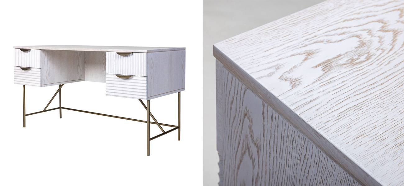 Рабочий стол Antique Order Шпон Беленого дуба - фото