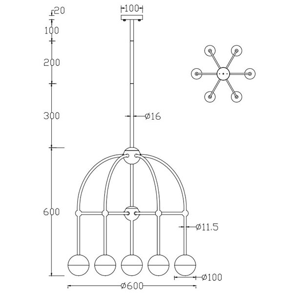 Люстра Heidy Chrome Chandelier 7 Люстра Heidy Chrome Chandelier 7 в Рязани