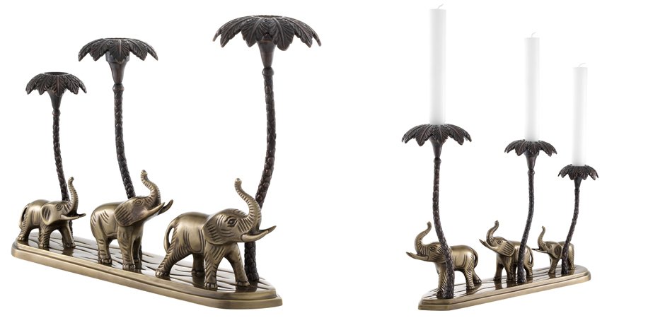 Подсвечник Eichholtz Candle Holder Trio Подсвечник Eichholtz Candle Holder Trio - Loft-Concept в Рязани