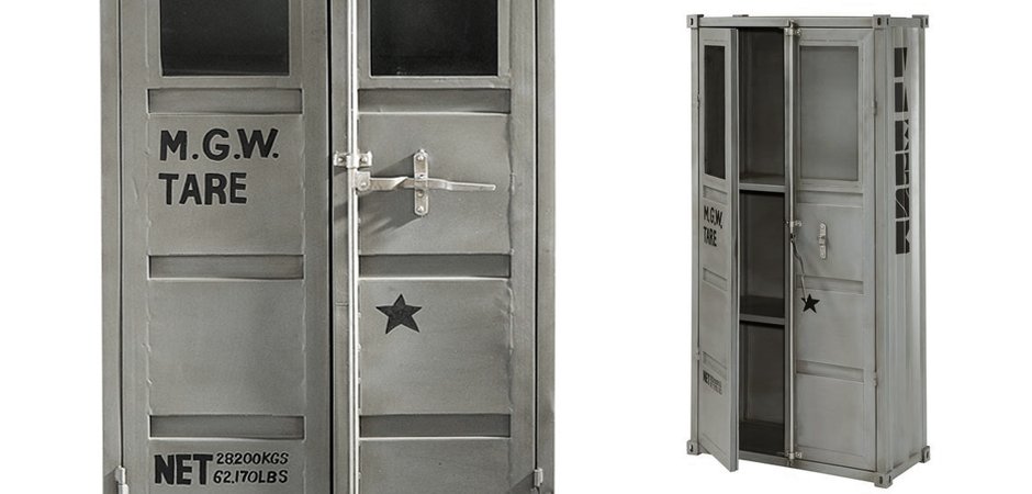 Шкаф-витрина Sea Container M.G.W. Шкаф-витрина Sea Container M.G.W. - Loft-Concept в Рязани