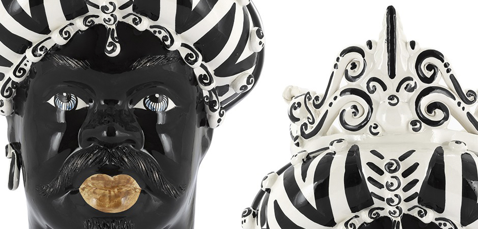Ваза VASE MORO MAN MEDIUM zebra Ваза VASE MORO MAN MEDIUM zebra - Loft-Concept в Рязани