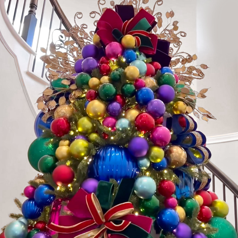 Дизайнерская Елка с Разноцветными шарами Christmas tree colorful balls Мульти Дизайнерская Елка с Разноцветными шарами Christmas tree colorful balls Мульти в Рязани | Loft Concept