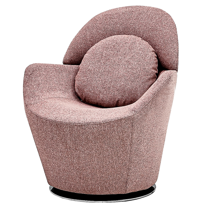 Кресло Daisy Chair Розовый пастельный Черный Кресло Daisy Chair Розовый пастельный Черный в Рязани | Loft Concept
