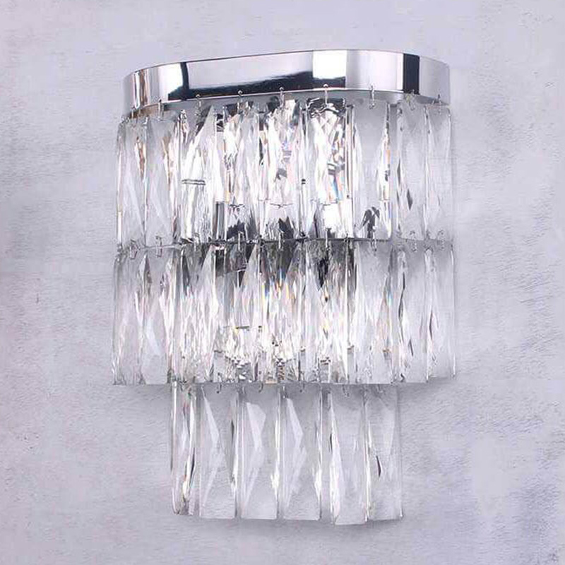 Бра Crystal Pendants Regena Chrome Wall Lamp Хром Прозрачный (Transparent) Бра Crystal Pendants Regena Chrome Wall Lamp Хром Прозрачный (Transparent) в Рязани | Loft Concept