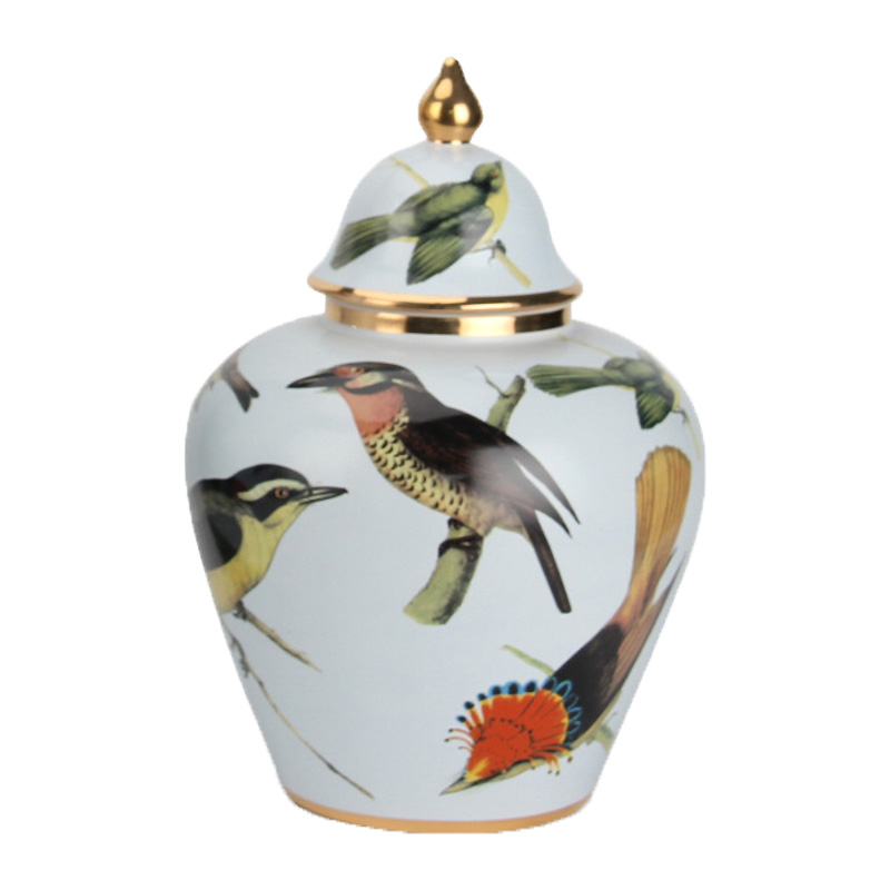 Ваза Blue Birds small Мульти Ваза Blue Birds small Мульти в Рязани | Loft Concept