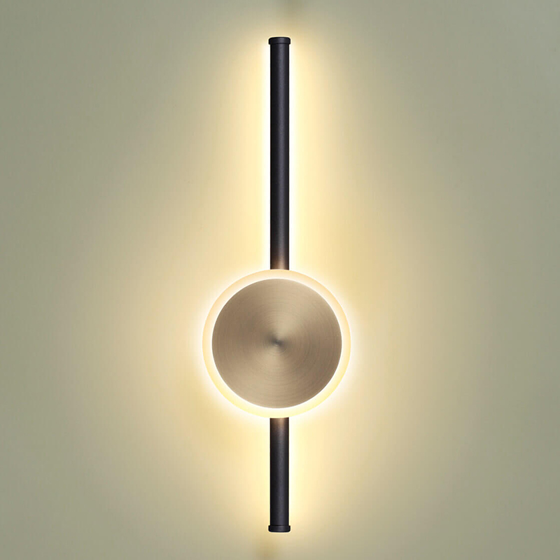 Бра Barrette Circle Sconce Черный Античная Бронза Бра Barrette Circle Sconce Черный Античная Бронза в Рязани | Loft Concept