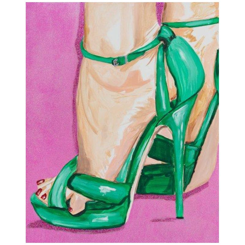 Картина Portrait of Feet with Black Heels, Red Toe Nail Polish, and Turquoise Glitter Background Мульти Картина Portrait of Feet with Black Heels, Red Toe Nail Polish, and Turquoise Glitter Background Мульти в Рязани | Loft Concept