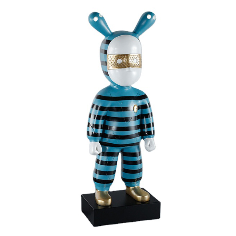Rolito Large Figurine Blue Синий Черный Золотой Rolito Large Figurine Blue Синий Черный Золотой в Рязани | Loft Concept