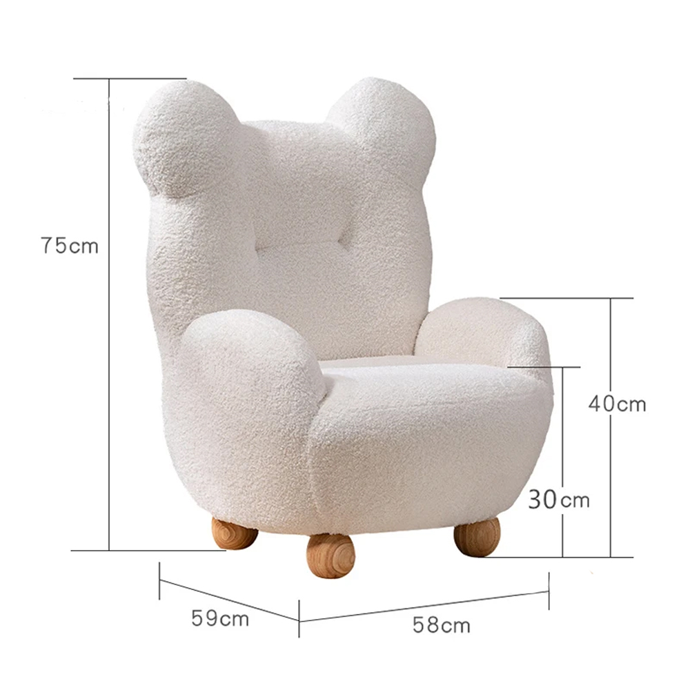 Кресло мягкое для детской Мишка Velvet Armchair Bear в Рязани
