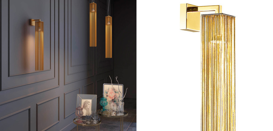 Бра Atlantis Chain Gold One Sconces Бра Atlantis Chain Gold One Sconces - Loft-Concept в Рязани