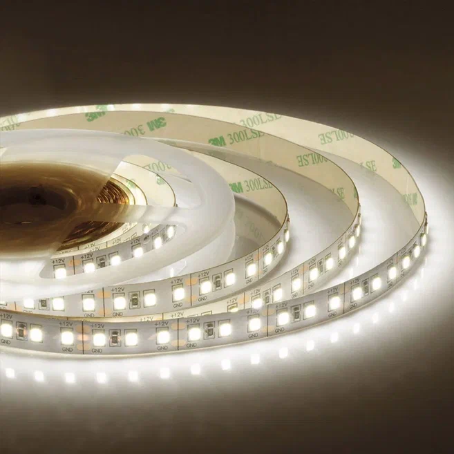 Светодиодная лента 10W/m 120LED/m 3528SMD теплый белый 5M Белый Светодиодная лента 10W/m 120LED/m 3528SMD теплый белый 5M Белый в Рязани | Loft Concept