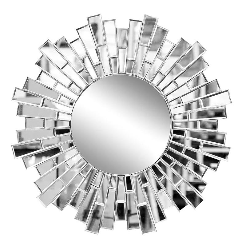 Зеркало Mirror Beams Round Mirror Зеркало Mirror Beams Round Mirror в Рязани | Loft Concept