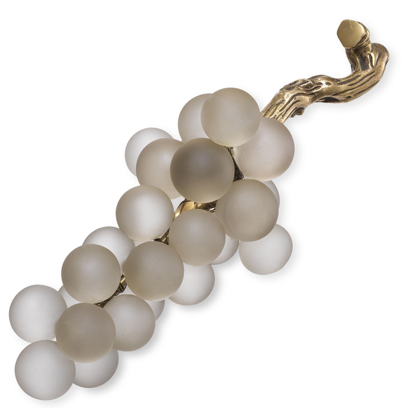 Аксессуар Eichholtz Object french grapes White Белое матовое стекло Винтажная латунь Аксессуар Eichholtz Object french grapes White Белое матовое стекло Винтажная латунь в Рязани | Loft Concept