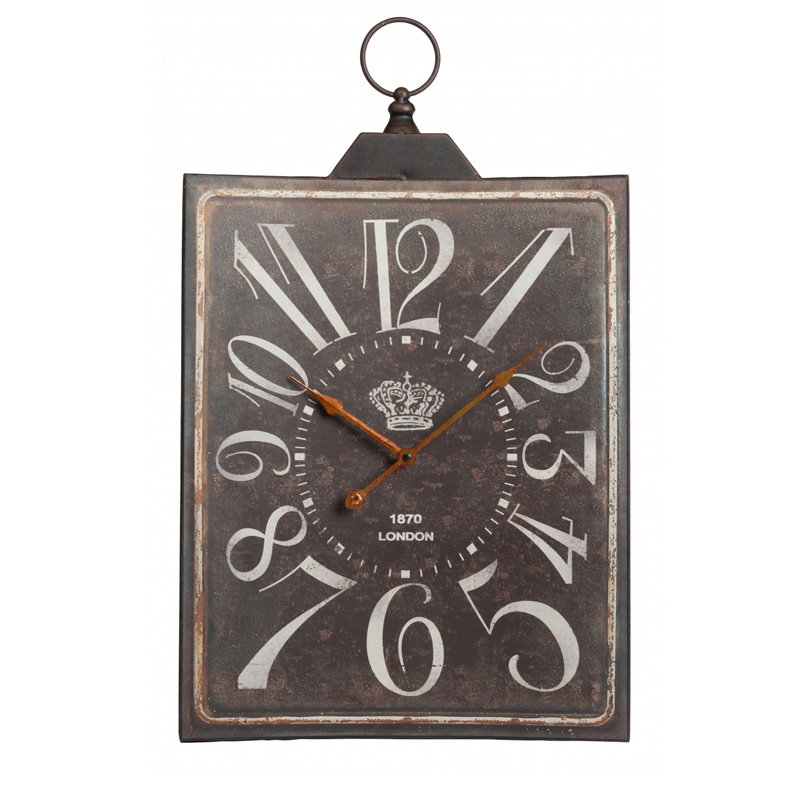 Часы Retro London 1870 Белый Коричневый винтаж Часы Retro London 1870 Белый Коричневый винтаж в Рязани | Loft Concept