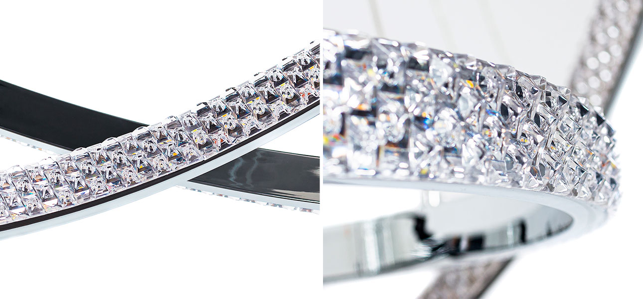 Люстра дизайнерская Silver Rings of Venus  - фото №1