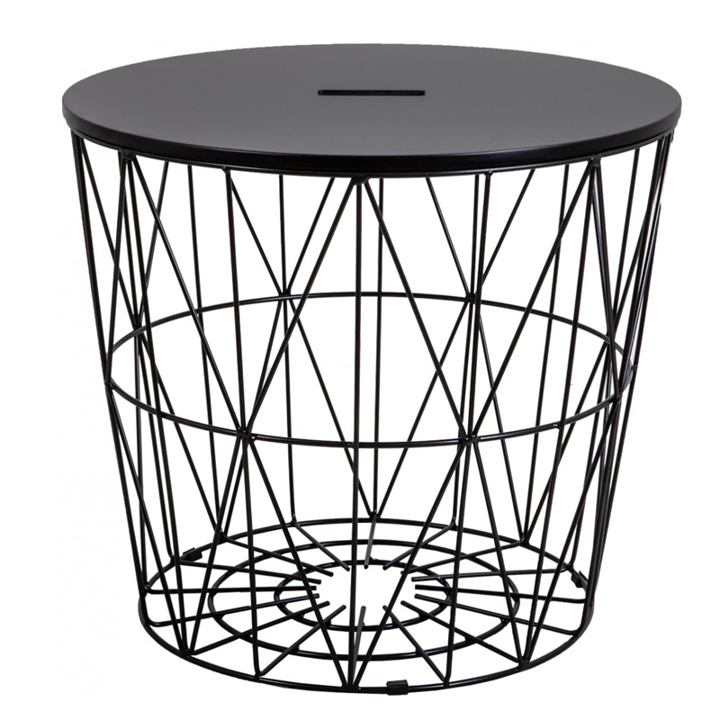 Приставной стол Cambria Side Table black Черный в Рязани | Loft Concept 