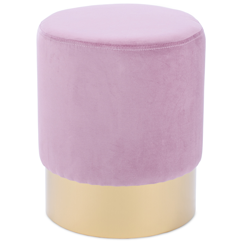 Пуф Una Puff pink Розовый Золотой Пуф Una Puff pink Розовый Золотой в Рязани | Loft Concept