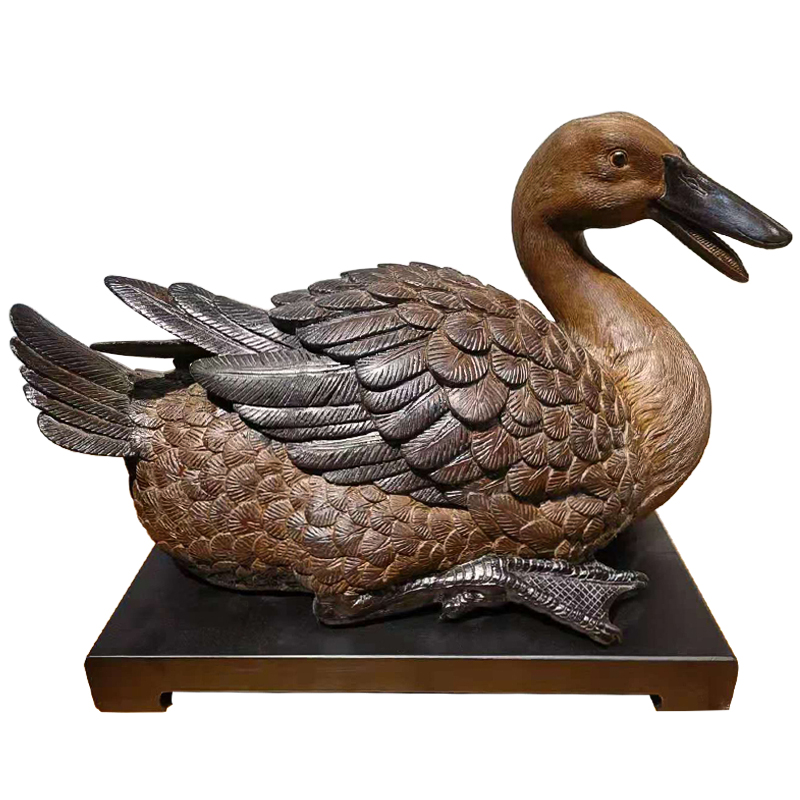 Статуэтка Terracotta Duck Коричневый Статуэтка Terracotta Duck Коричневый в Рязани | Loft Concept