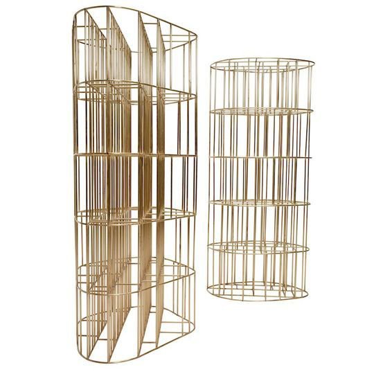 Стеллаж CECCOTTI Bibliotheque Golden Сage Золотой Стеллаж CECCOTTI Bibliotheque Golden Сage Золотой в Рязани | Loft Concept