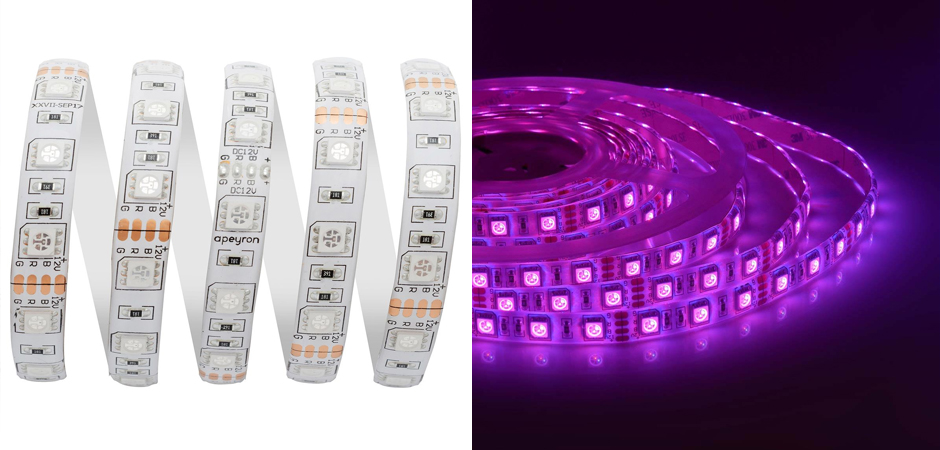 Светодиодная влагозащищенная лента 14,4W/m 60Led/m 5050SMD разноцветная 1M Светодиодная влагозащищенная лента 14,4W/m 60Led/m 5050SMD разноцветная 1M - Loft-Concept в Рязани