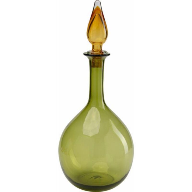 Ваза Glass Candle Зеленый Ваза Glass Candle Зеленый в Рязани | Loft Concept
